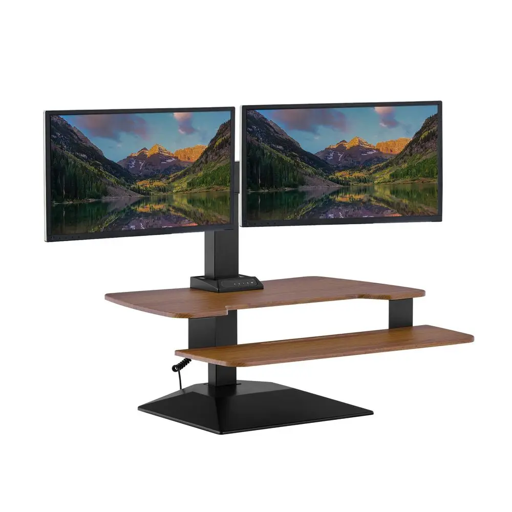 

Desk Premier Electric Converter AllinOne Standing Desk Height Adjustable Riser USBA amp USBC Ideal for Home Office Workspace Du