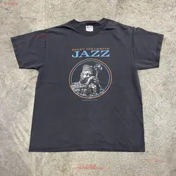 Vintage Dizzy Gillespie Jazz Colorful Art Band Tee Black T Shirt Size Large 90s