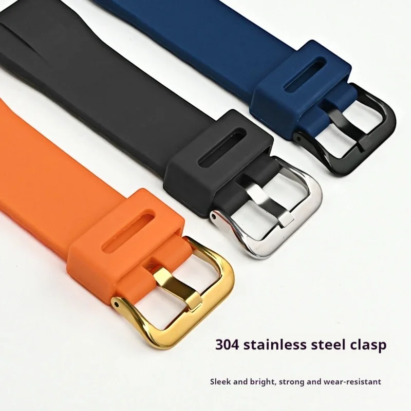 24 مللي متر YPM الشد سيليكون حزام ل كاسيو PROTREK سلسلة PRG-650Y 600 PRW-6600 GA-2000 الرجال الرياضة مقاوم للماء حزام (استيك) ساعة سوار