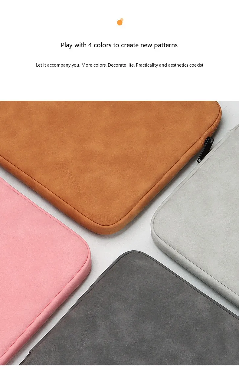 Laptop-Schutzhülle 11,6-15,6 Zoll Neopren-Schutztasche für MacBook Ultrabook – Detail 7