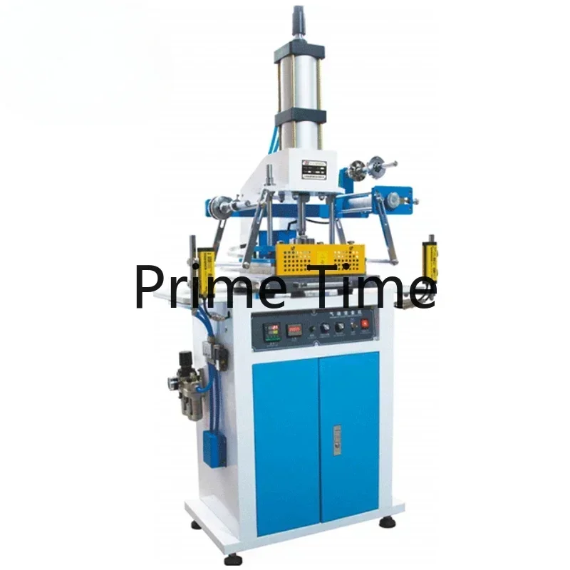 

Pneumatic Hot Stamping Foil Machine Automatic Gilding Pressing Machine for card/Wallet/Bag/Notebook Leather Embossing