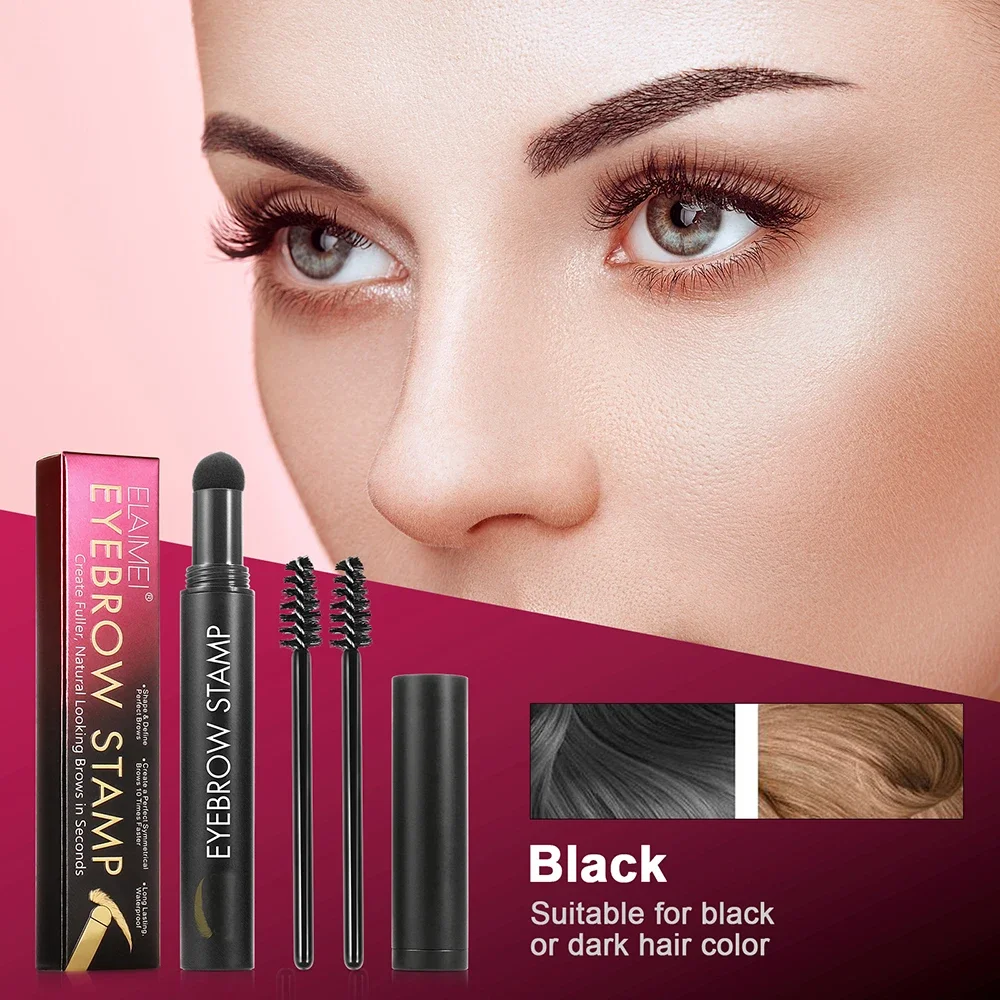 Heallor-Kit professionnel pour les yeux, crayon cosmétique étanche, pochoirs, document naturel, maquillage
