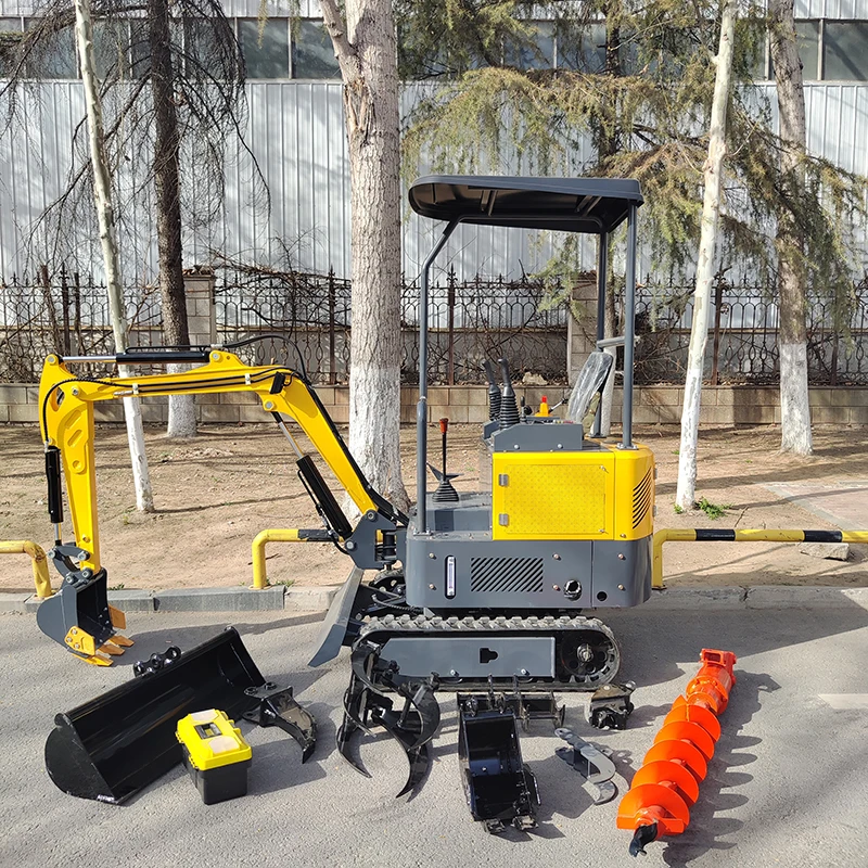 Customized EPA Home Mini Excavator Farm New Crawler Mini Pelle Mini bagger Earthmoving Machinery Excavator