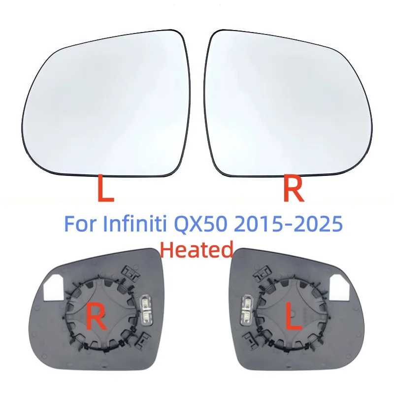 

Rearview Mirror Heated Lens For Infiniti QX50 2015-2025 QX60 2016-2023