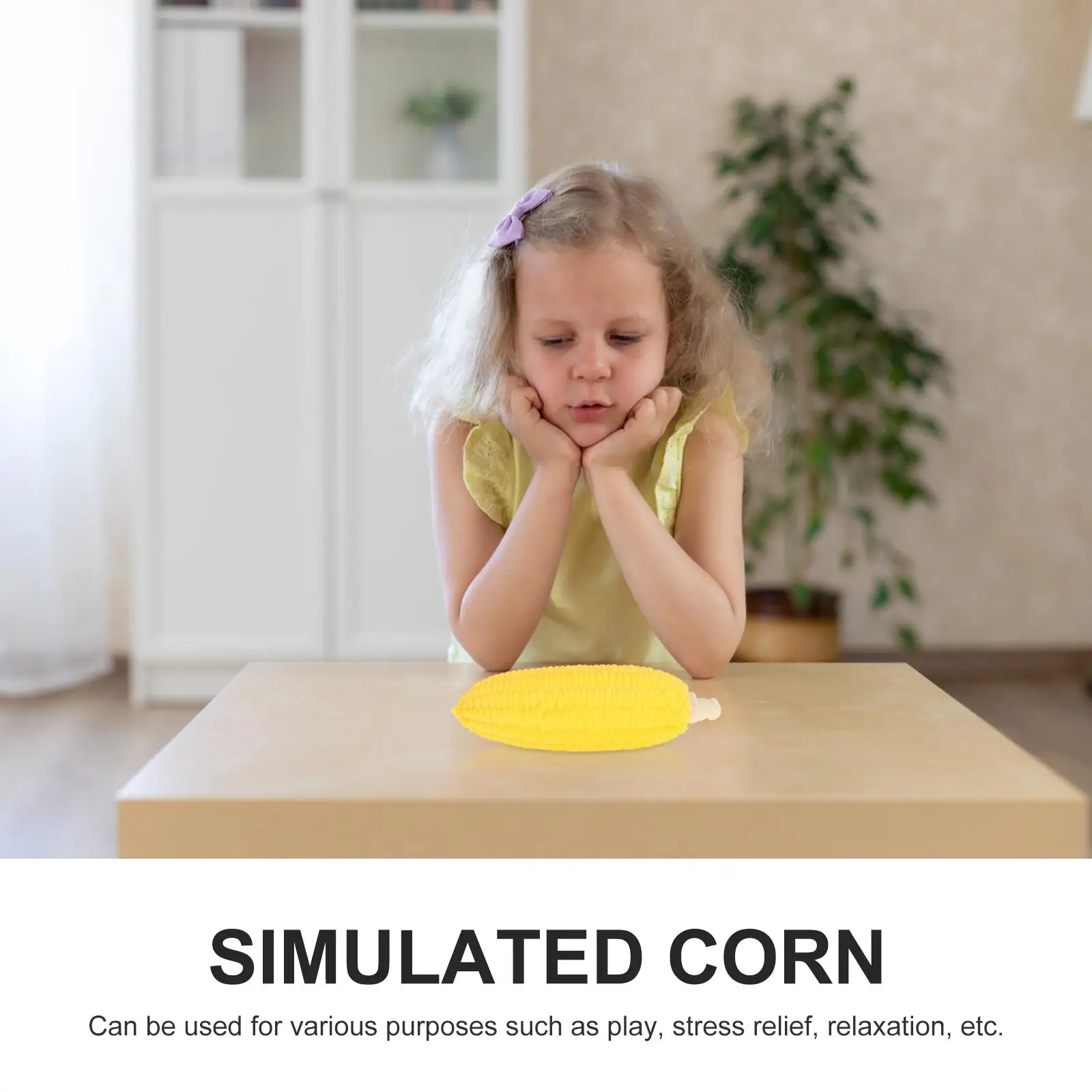 Brinquedos de milho em forma de casa elástico sensorial brinquedo festa espremer favores vegetais adorável