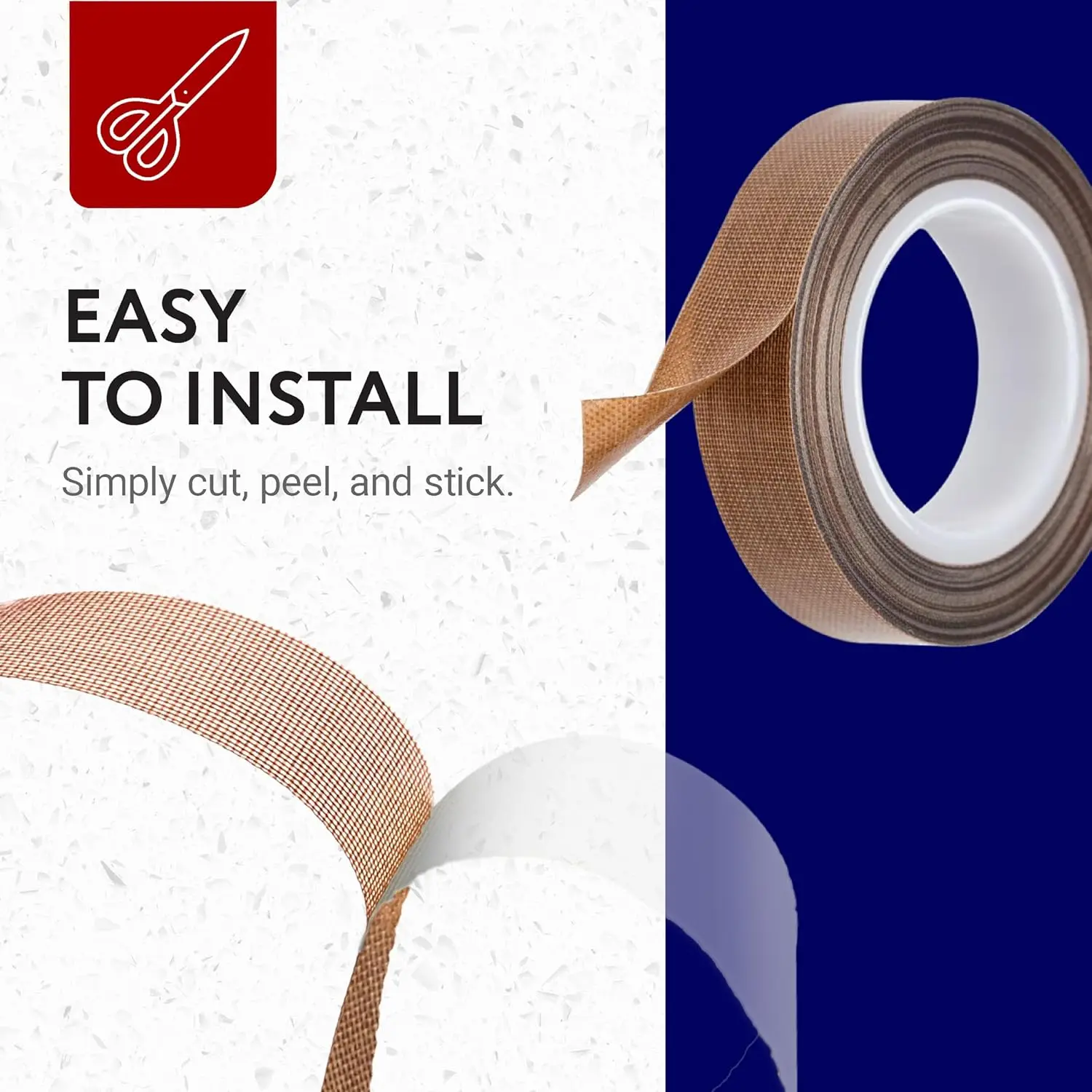 Cinta de resistencia a altas temperaturas 300 °   Cinta PTFE de la máquina de sellado del aislamiento térmico C para la protección electrónica de soldadura de BGA