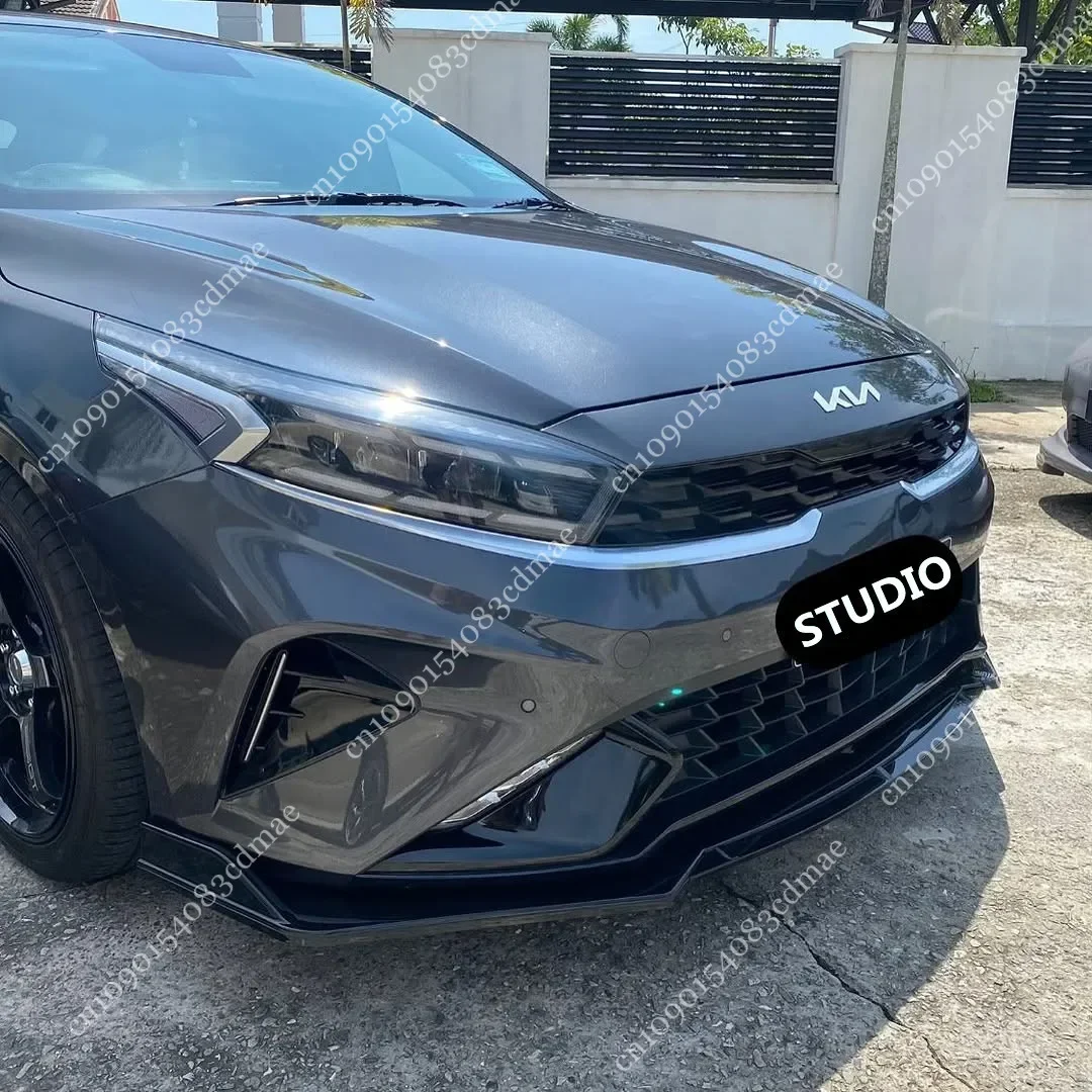 Aero Parts for Hyundai Kia Cerato Kia K3 Forte GT GT-LINE 2021-2024 Front Bumper Lip Spoiler Splitter Diffuser Retrofit Body Kit