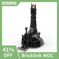 NEW 13793PCS Moc Famous the rings Movie Architecture UCS Mordor Dark Fortress DIY creative ideas child Toy birthday Gift Blocks