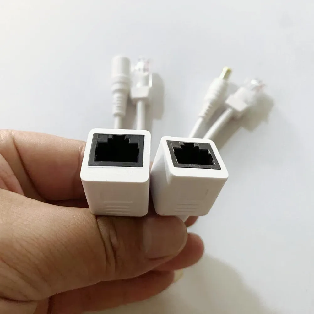 48V to 12V POE Spliter Waterprrof With RJ45 And Power Adapter Cable Supply Module Injector for IP Camera Extender