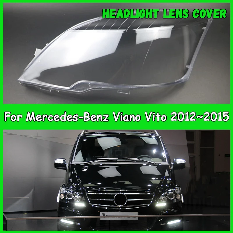 

For Mercedes-Benz Viano Vito 2012 2013 2014 2015 Car Headlight Cover dust cover for headlights car accessories automobil parts