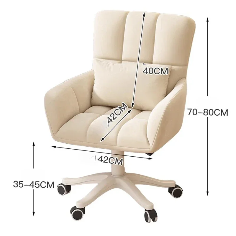 Gamer Office Computer Chair Study Designer Cute Comfortable Accent 360 ° Rotation  Comfortable Silla Ergonomica Office Furniture