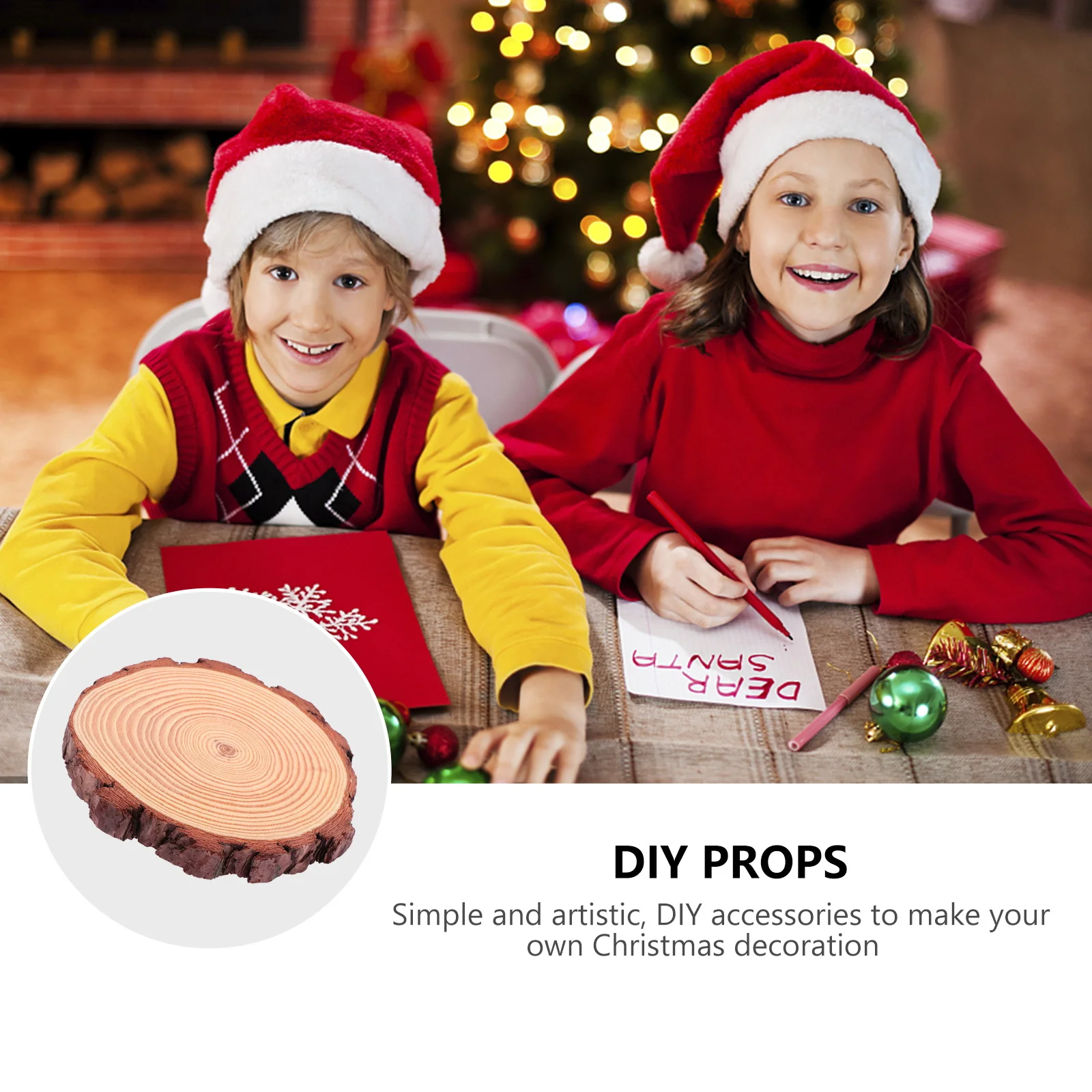 

Wood Slices Bulk Pack High Quality Natural Pine Rounds with Bark for DIY Art Crafts Photo Props Rustic Party Decorations