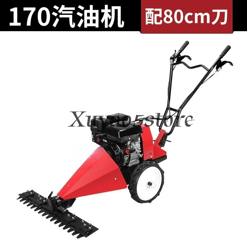 Hot SalesHand Push Mower,walk-behind Trimmer,self-propelled Weeding Machine,agricultural Orchard Diesel Oil Multi-function Brush
