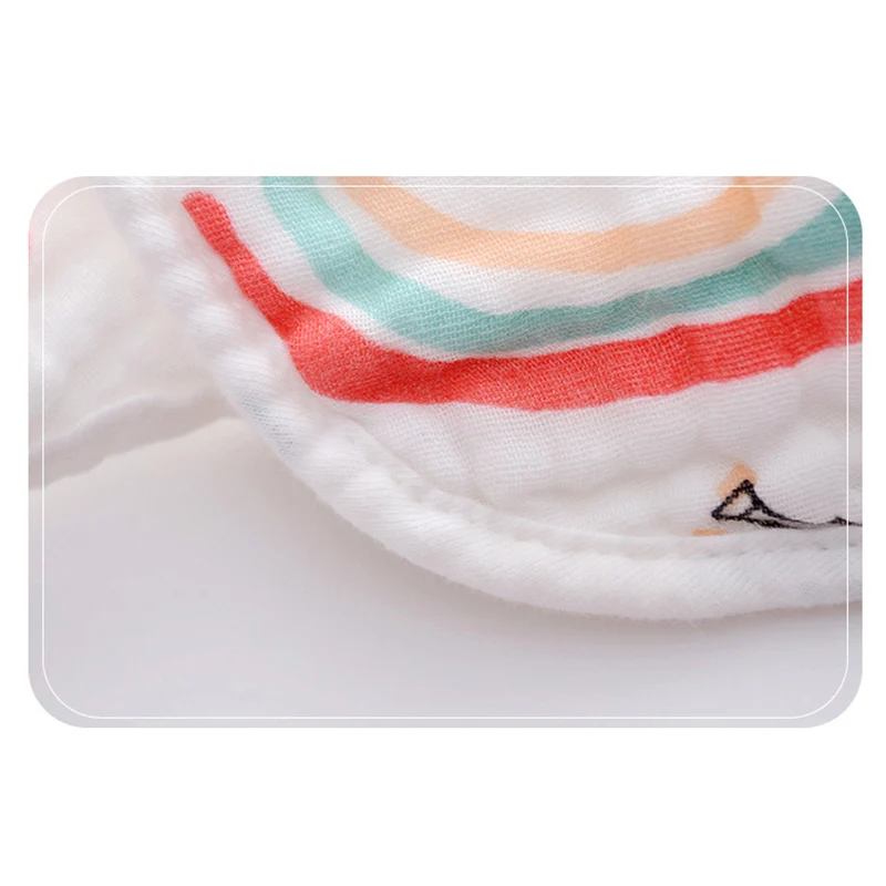 Bandana bayi berbentuk U, celemek makan air liur handuk anak-anak perempuan laki-laki celemek katun