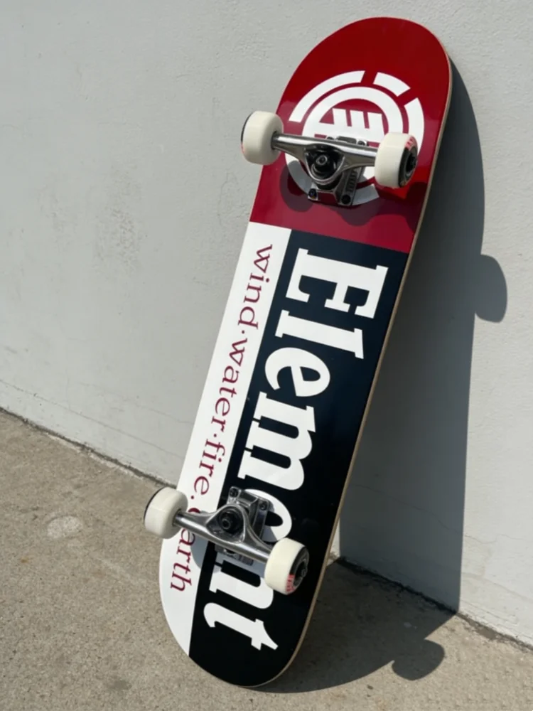 

Brand Skateboards Element Skateboard 8 Inch Double Kick Skateboard for Beginners Smooth Riding for Street Park Street Skateboard
