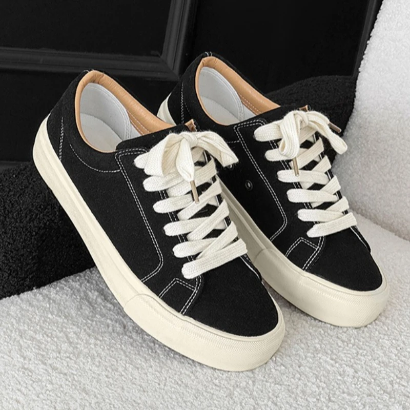 

Мужские низкие кроссовки на шнуровке с круглым носком, новая модель, высококачественные, мягкие, легкие, весенне-осенние, с цветными вставками, повседневные спортивные туфли