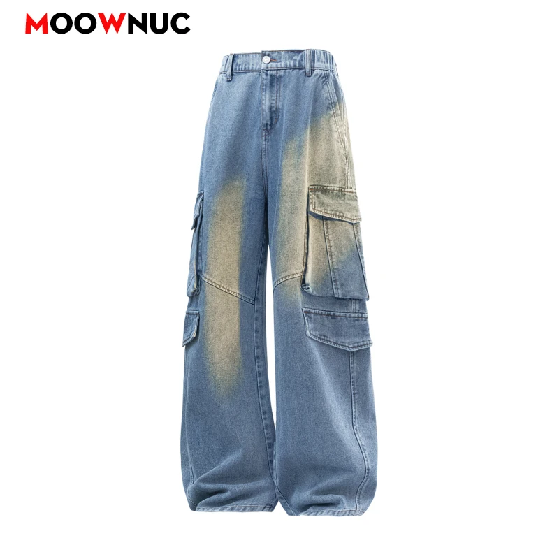 

Spring Autumn Casual Denim Trousers Streetwear Men's Slim Fit Stretch Jeans Comfortable plus Size Washed Male Fashion Clothing