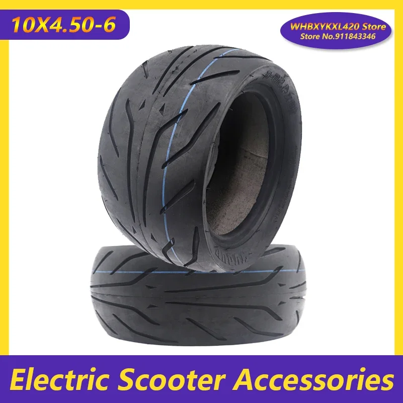 

10X4.50-6 Tire 10 Inch Tubeless Tyre for Electric Scooter ATV 49cc Mini Motorcycle 6 Wheels Accessories