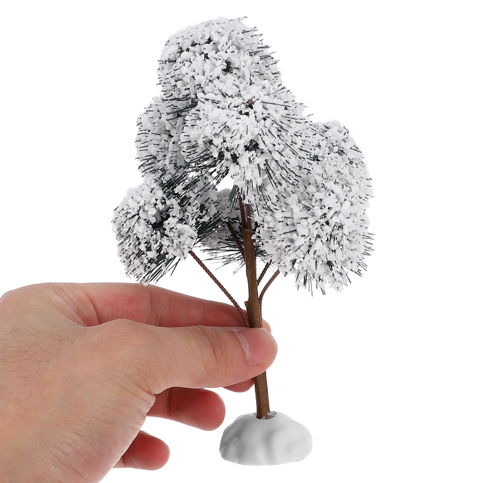 

3Pcs Mini Snowy Christmas Trees Artificial Desktop Xmas Tree Tabletop Decoration Small Holiday Tree Display for Christmas Party