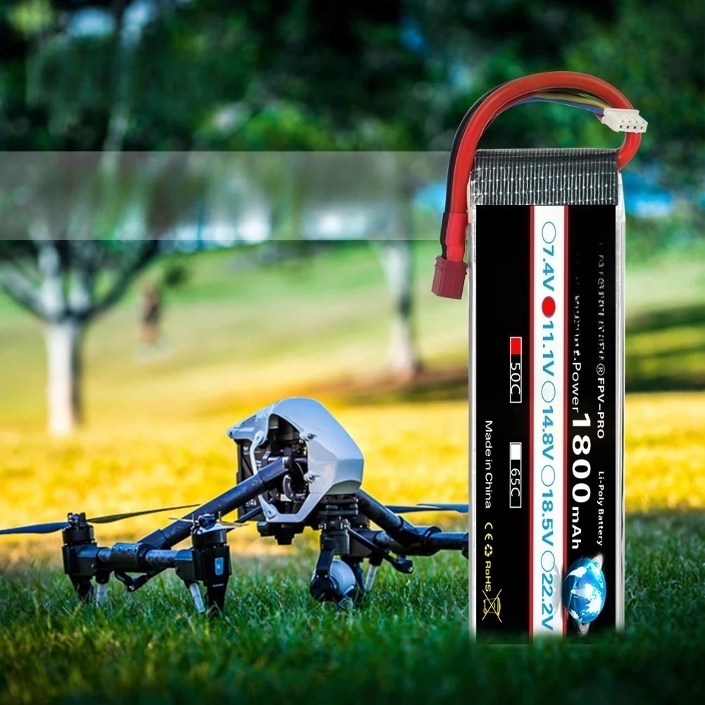 2S 3S 4S 5S 6S Lipo Battery 1500/2200/2600mah 35C with XT60 connector For rc car boat Quadcopter Helicopter trex-450 fpv drones