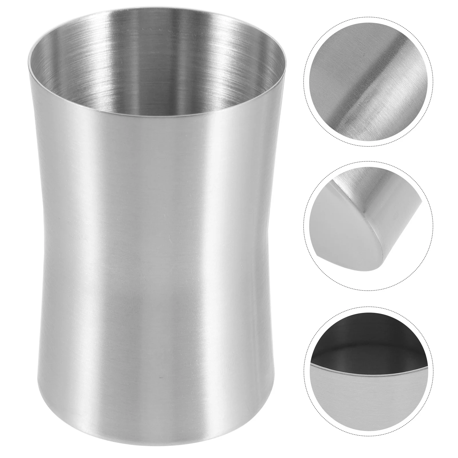 

Toothbrush Cup Modern Stainless Steel Food Grade Smooth Surface Bathroom Toothbrush Holder Mouthwash Cup Travel Mug