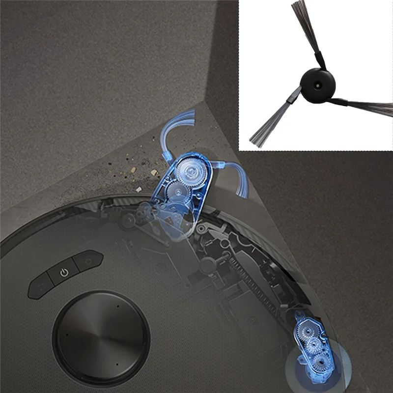 메인 사이드 브러시 HEPA 필터 먼지 봉투 Mova Z50 Ultra/Z5/Z5 Pro 진공 청소기-A77G 용 교체 액세서리 키트