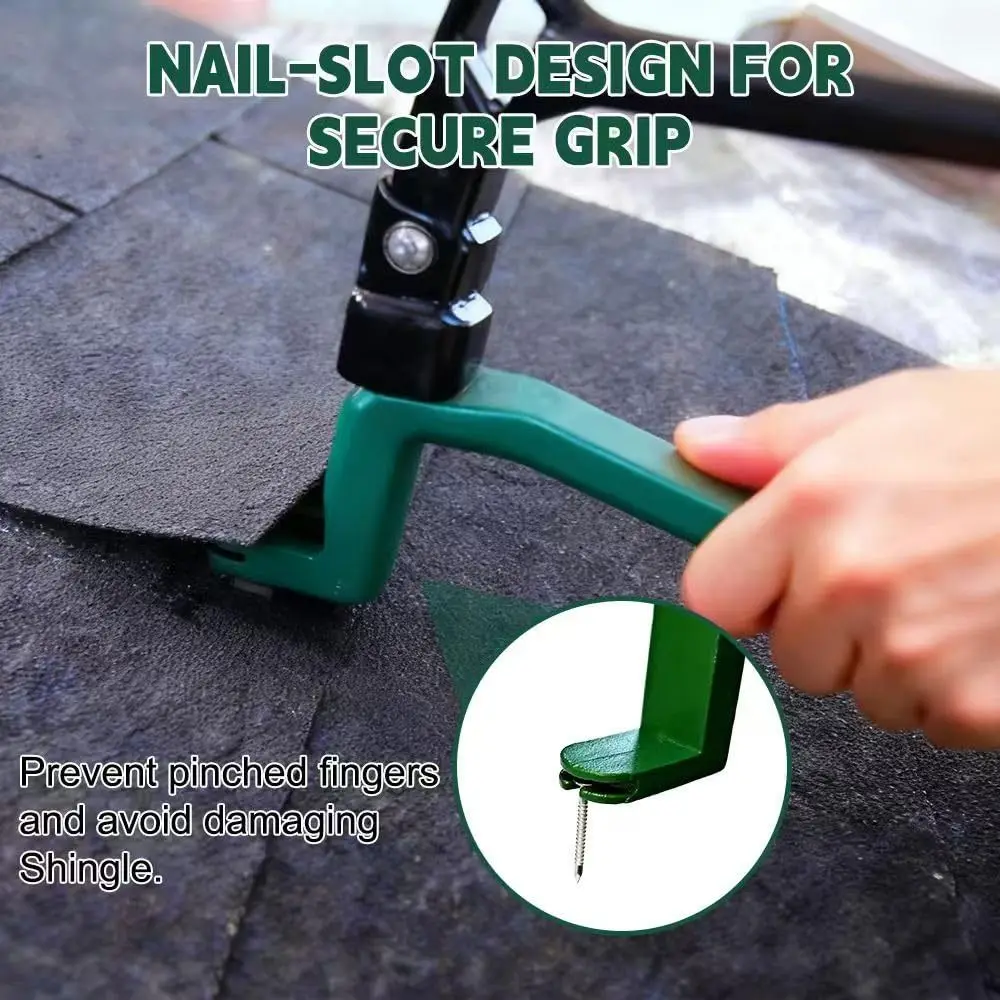 

Steel Construction Nail Puller Sturdy Design Heavy Duty Pry Bar Portable Design Green Color Nail Remover Tool Furnish Roof
