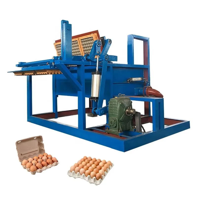Small Business Egg Tray Machine Semi Automatic Paper Egg Tray Making Equipment For Home Factory Startup