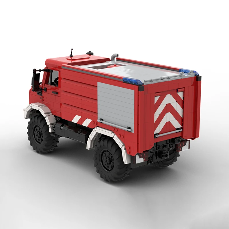 1154pcs MOC UNIMOG FIRE TRUCK MODULE Technical Expert Builder Model Toys Building Blocks Construction Christmas Gift DIY Kids