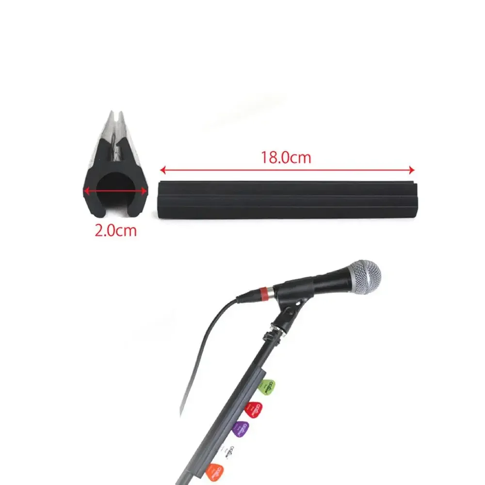 Alice A010D Guitar Bass Pick Holder Hold 5 Pcs Picks Clip On Microphone Mic Stand On Stage