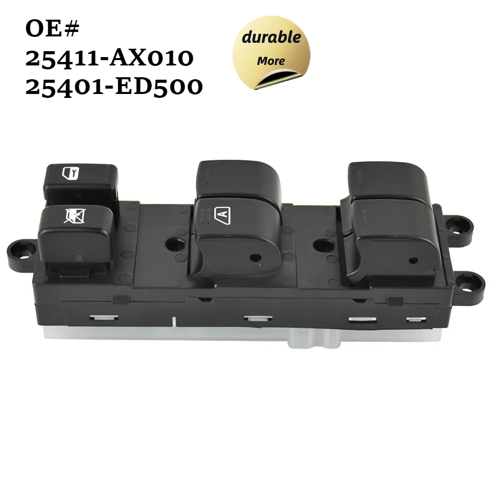 Power Window Master Switch For Nissan TIIDA C11 SC11 C11Z VERSA S SL 2007-2010 25411-AX010 25401-ED500 25411AX010 25401ED500