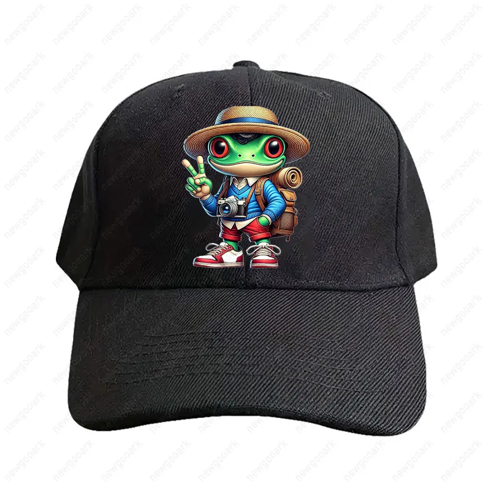 Debi Tirar Album Mas Fotos Frog for Music Lover Fans Cap Summer Man Adult Casual Adjustable Printed Baseball Caps Trucker Cap