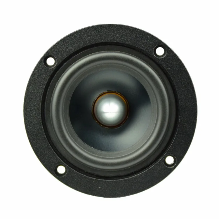 Neodymium 3 Inch 4ohm/8ohm RMS 15W 88DB Full Range Speaker for Car 98mm Black aluminum basin rubber edge speaker(1pcs speaker)