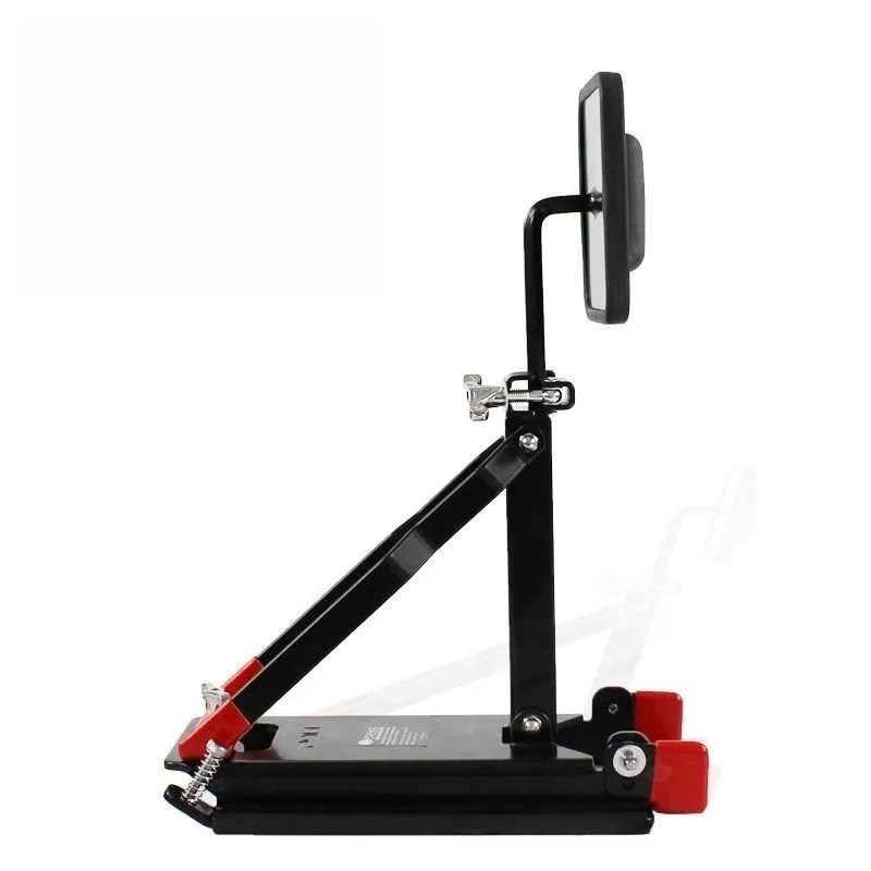 Silent Kick Drum Practicer for Single Double Pedal Professional Alloy Frame Bass Drum Practice Pad Home Bottom Drums Trainer