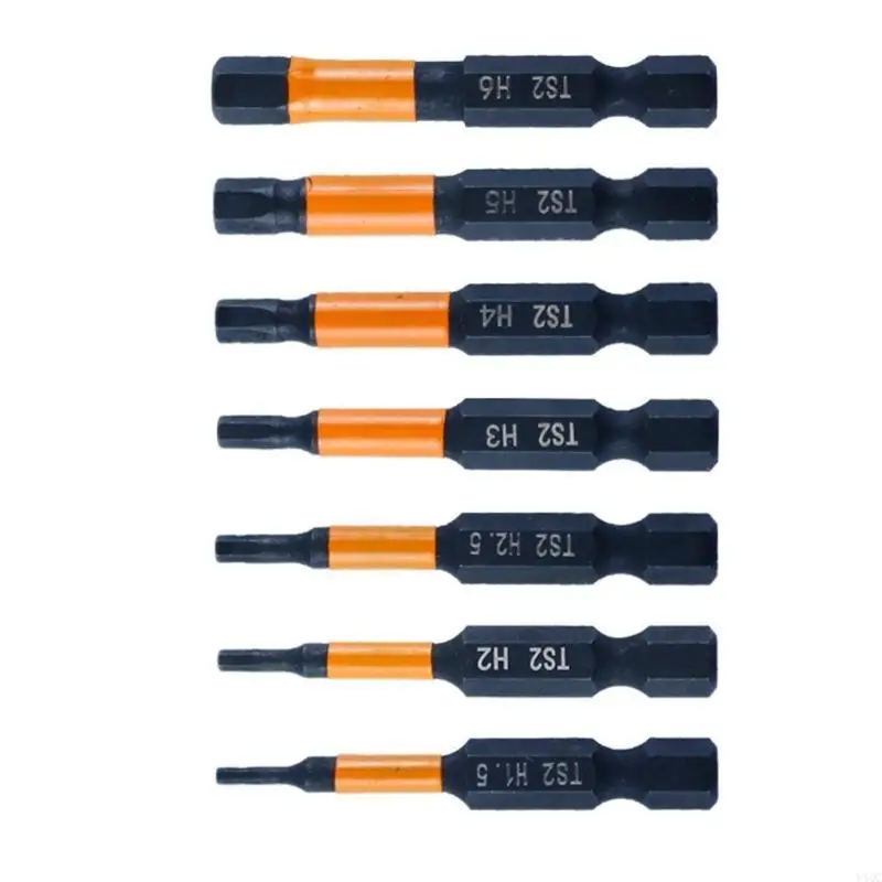 6/7pcs 50/100mm Impacto Head Allen Wrench Bit Bit Bit