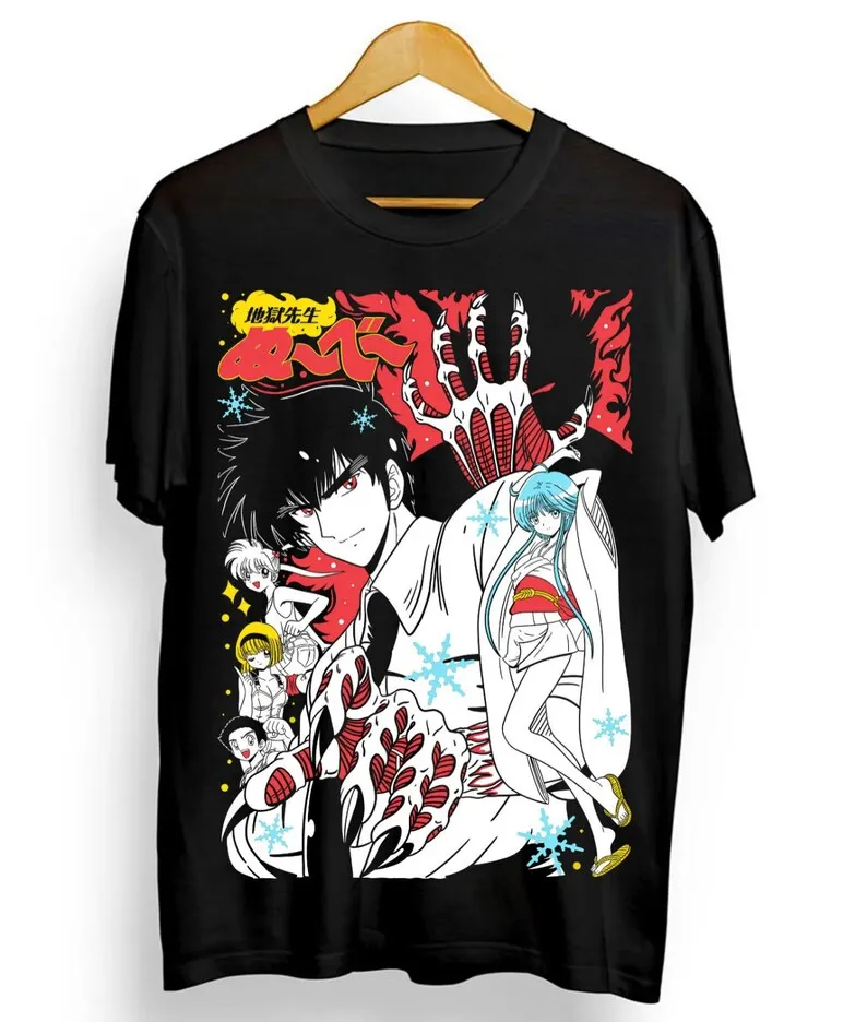 Nube T Shirt Jigoku Sensei Nube Anime Nueno Meisuke Tamamo Kyosuke Shirt Anime Manga Unisex Tshirt T-Shirt Tee ALL SIZES