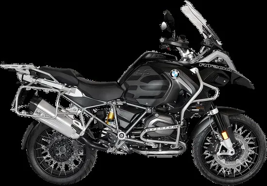 YATORS Slip On Exhaust Muffler Pipe Exhausts Pipes SS CF for BMW R1250GS 19-23