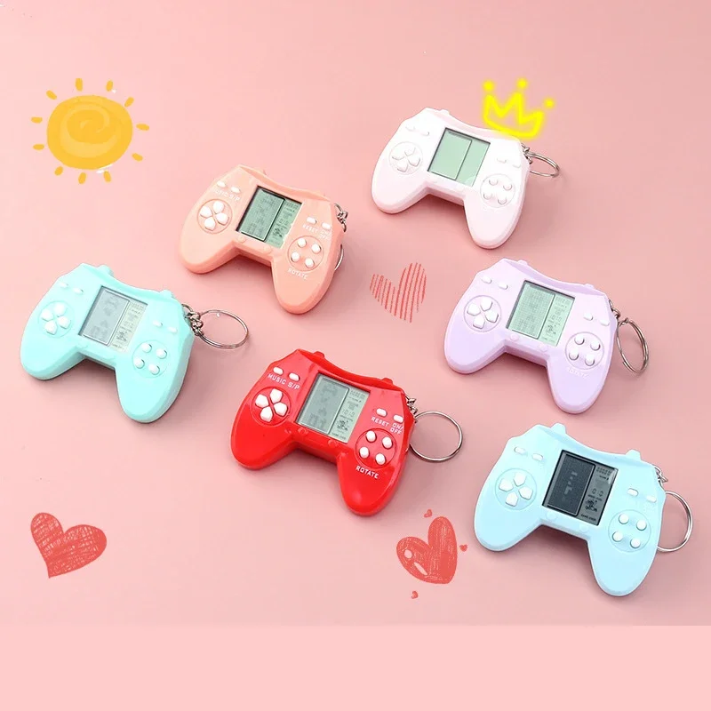 

Creative Mini Keychain Pendant Ins Kawaii Decompression Game Console Puzzle Backpack Pendant Gifts