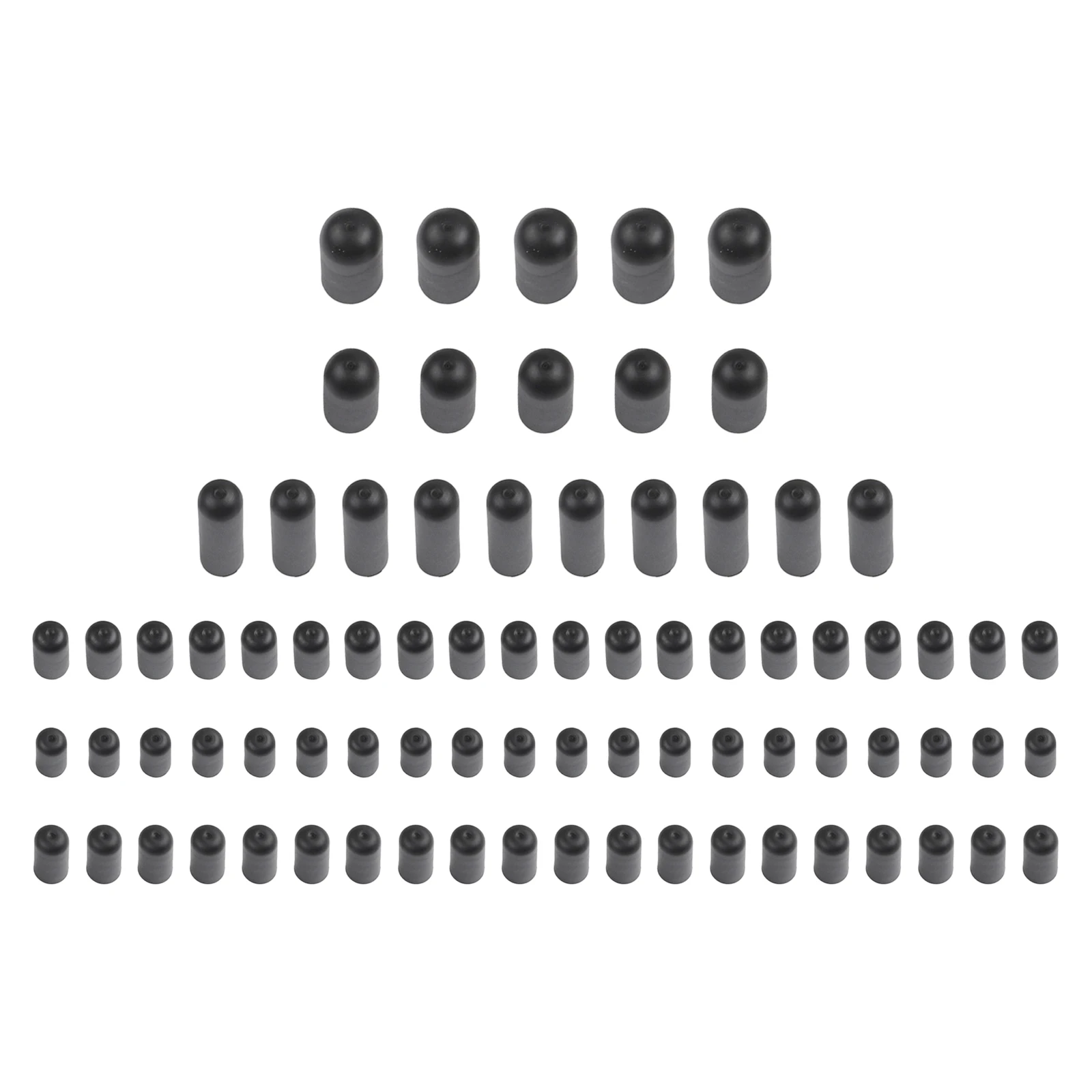 80pcs Dust Protection Covers for Carburetor Valves Compatible with Multiple Engine Types and for service Scenarios