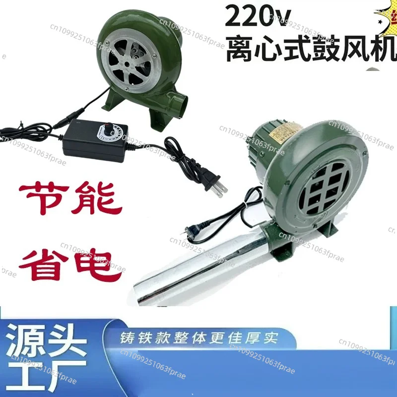 220V blower small household high power strong barbecue combustion-assisted blowing carbon wood stove special hair dryer mini