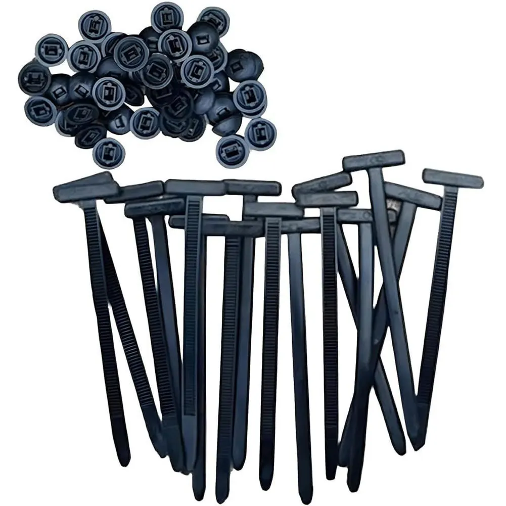 Nylon Cable Zip Ties Self-Locking Universal Cable Tie Buckle for Fenders Engine Guards & DIY Fixing