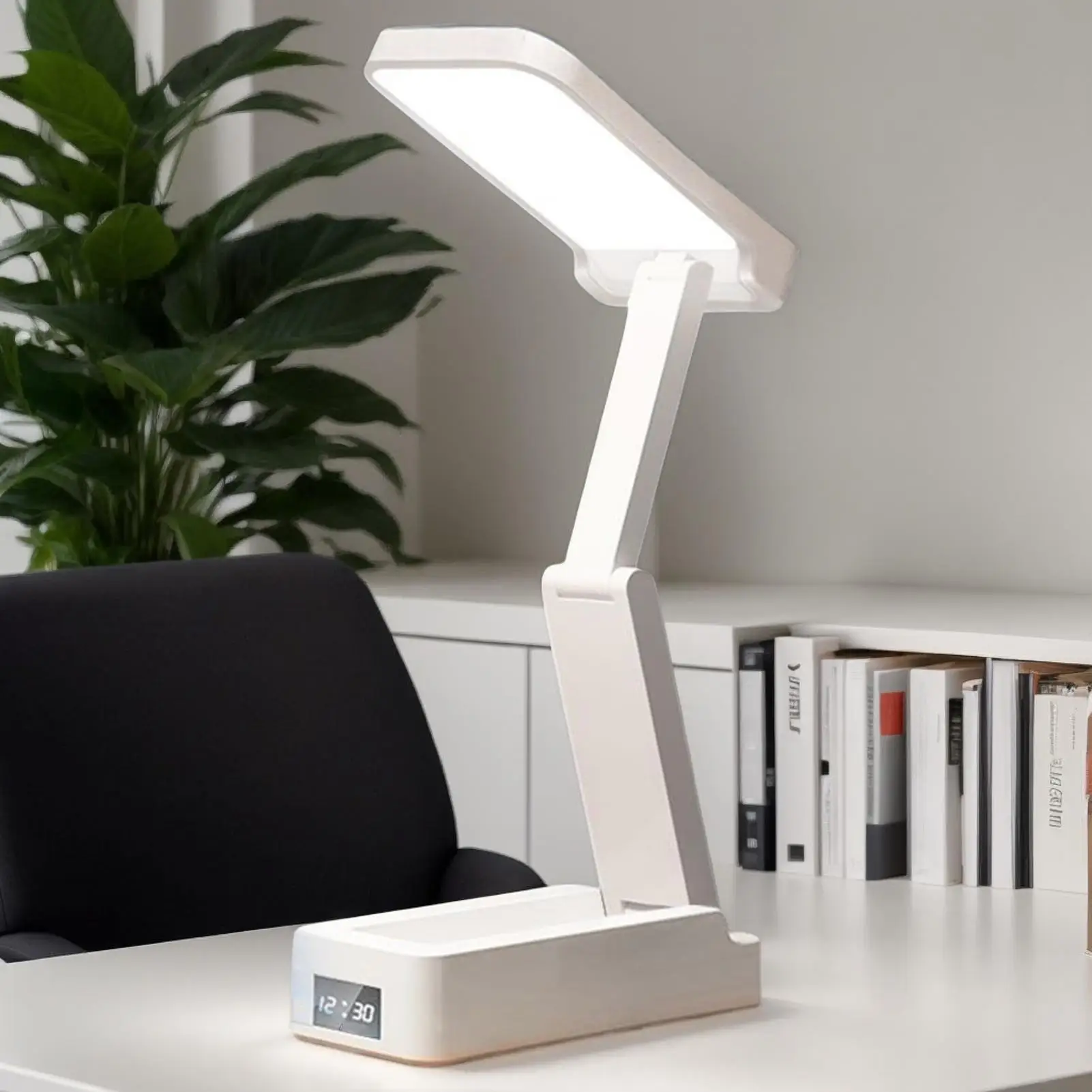 

Настольная лампа, складная современная настольная лампа, ночник, 3 уровня, с регулируемой яркостью, перезаряжаемая, для защиты глаз, освещение для чтения для гостиной