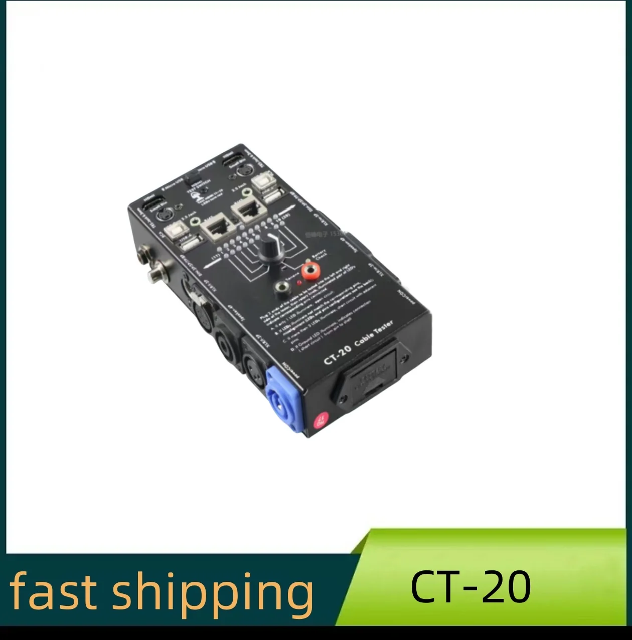 CT-04F , CT-20 multi-function line tester , audio cable , XLR signal line tester , support HDMI , support testing 20 types