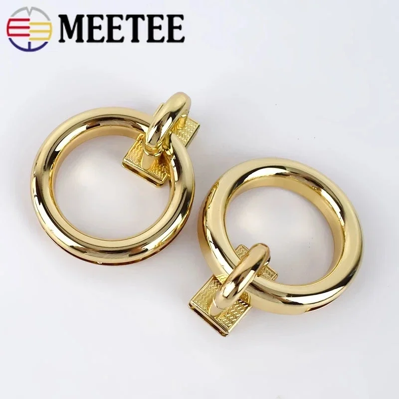 2Pcs Gold Metal Lock Clasp Turn Twist Locks for Wallet Handbag Closure Snap Clip Buckle DIY Garment Hardware Repair Accessories