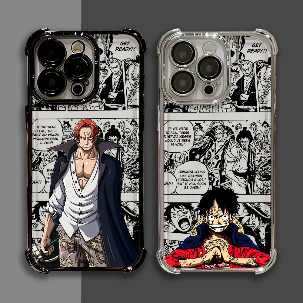 

Anime Luffys Zoro Plating Phone Case For Xiaomi Redmi 15 15C 14C 13C K50 A1 Note 15 14 13 12 12s Pro Plus 4G 5G Anti Fall Airbag