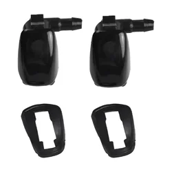 2Pcs Wiper Front Windshield Wiper Washer Jet Nozzle For Mazda 3 5 6 BK GG1 BN8V-67-510 Hood Sprayer Nozzle Car Accessories