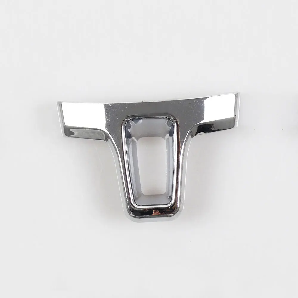 1Pc Car Interior Steering Wheel Chrome Cover Insert Trim for VW 2009-2013 Golf 6 Mk6 Bora 2011-2014 Polo Jetta Eos Touran Caddy