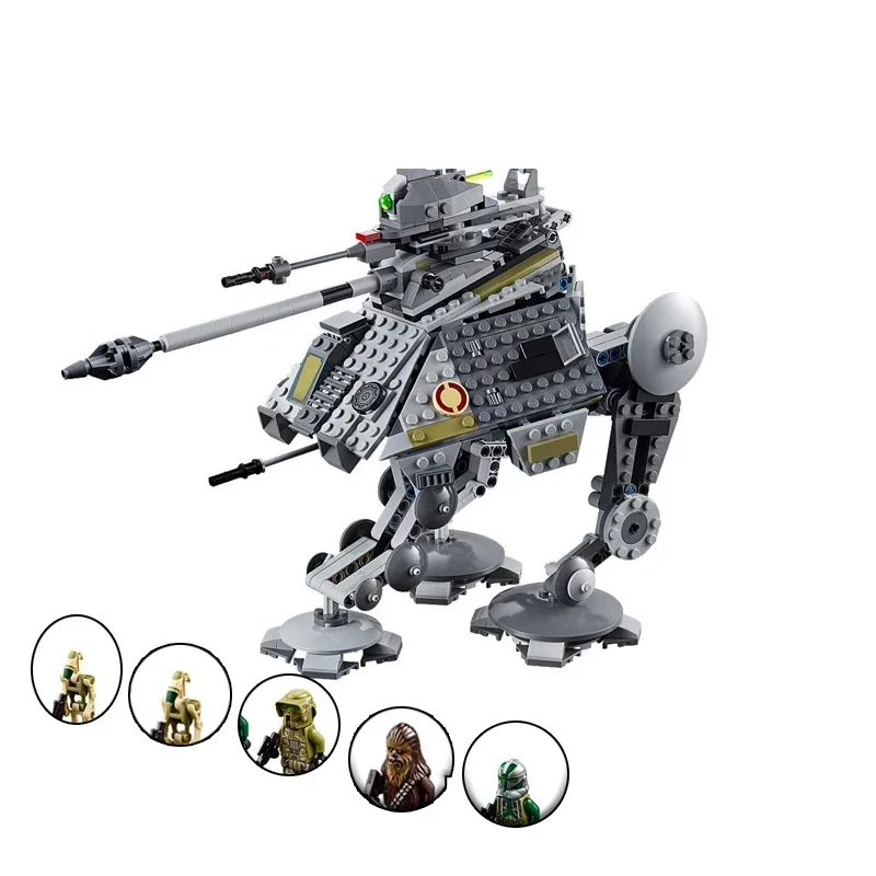 STAR WARS 707pcs AT-AP Walker with Figures Compatible Star Movie Wars 75234 Building Blocks Bricks  For Children Christmas Gift