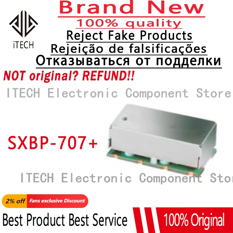 1pcs/lot Original SXBP-707+ Band Pass Filter 650-770mhz Mini Circuits 100% New and Genuine