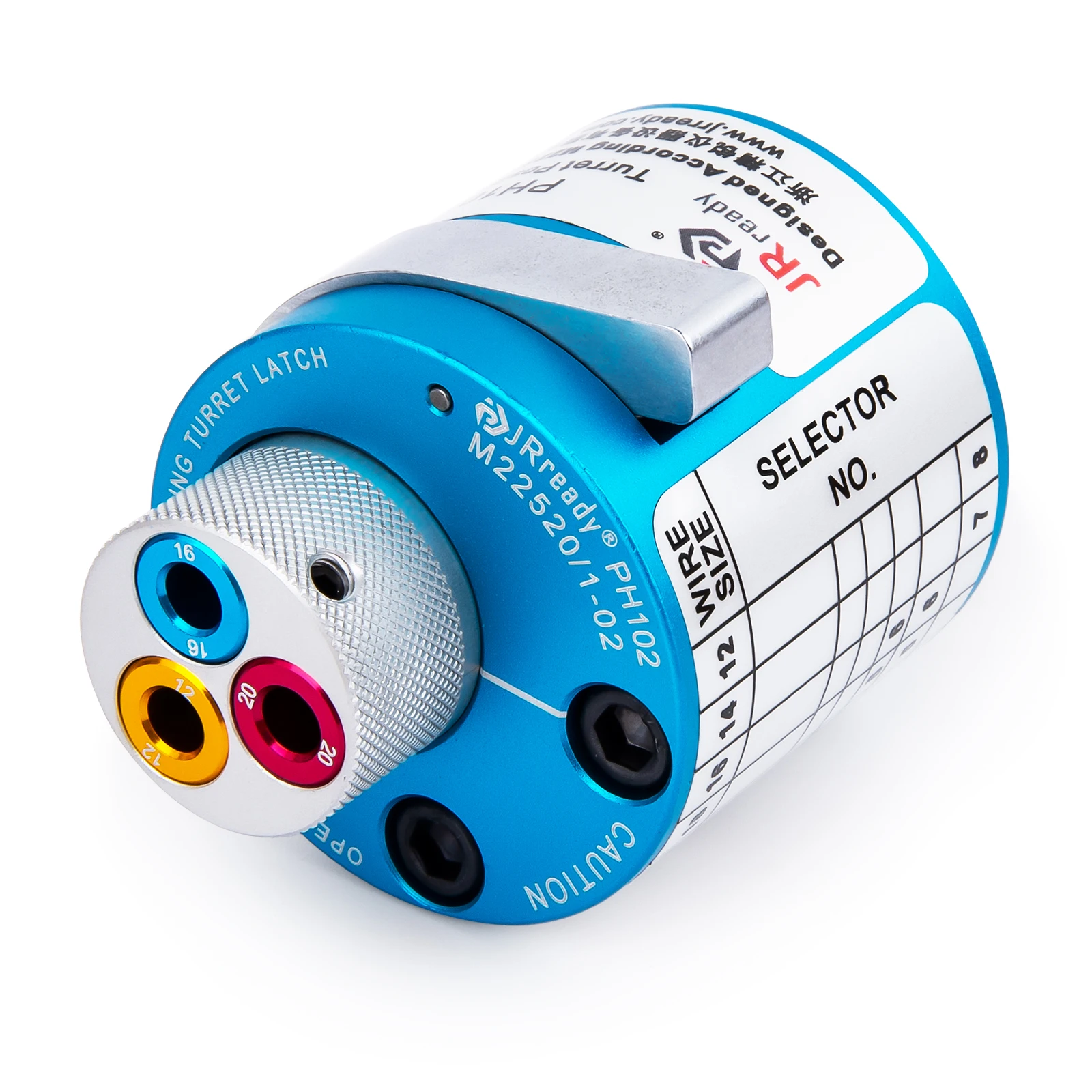 JRready Turret Head For M38999 Series MIL Pin/Socket For Wire Range 12 to 26 AWG Wire For Electrical Connector